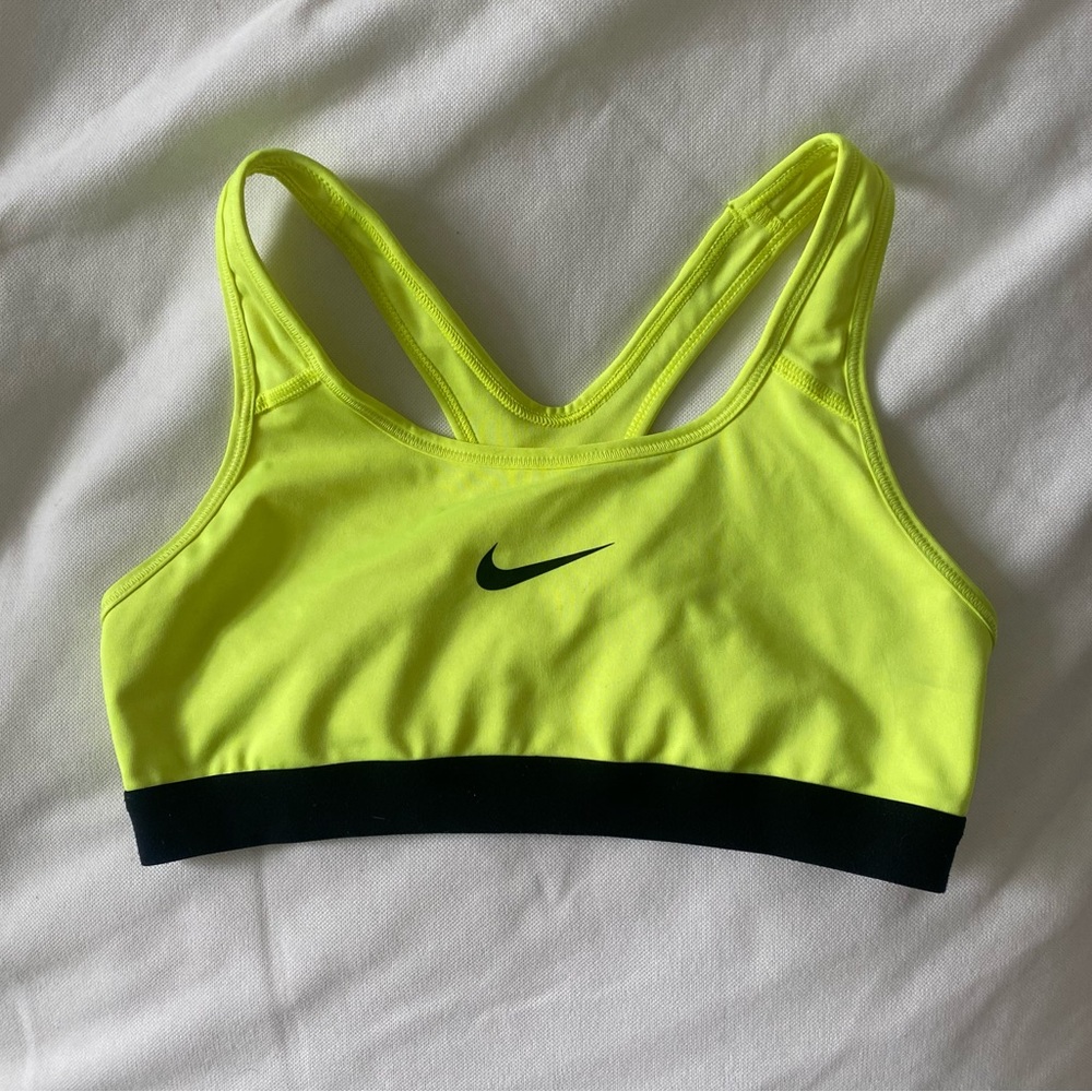 Fluorescent Nike Sports Bra (size Small) in great condition!